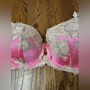 Victorias Secret push-up bedazzled bra